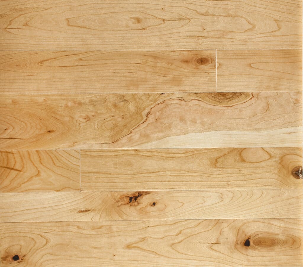 Character Cherry Prefinished Natural flooring sample