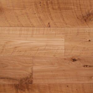 Saw Cut textured White Oak Character Unfinished flooring sample