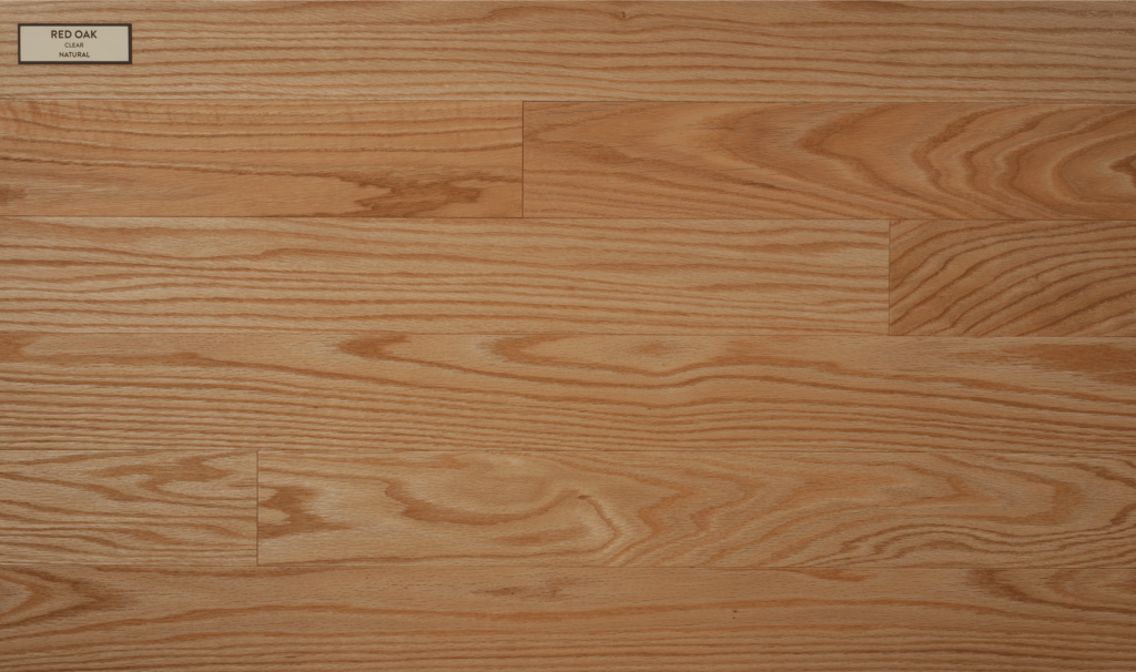 Red Oak Clear Prefinished Natural flooring sample